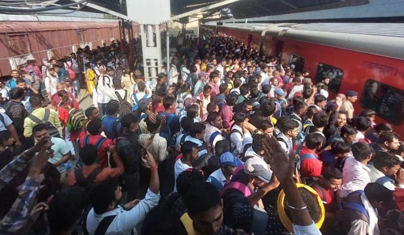 All trains are packed due to festivals
