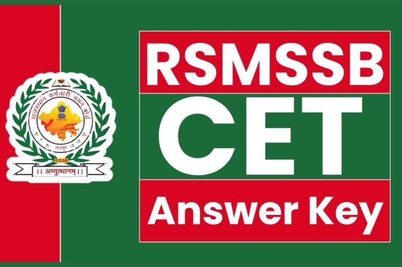 Rajasthan CET Answer Key 2024