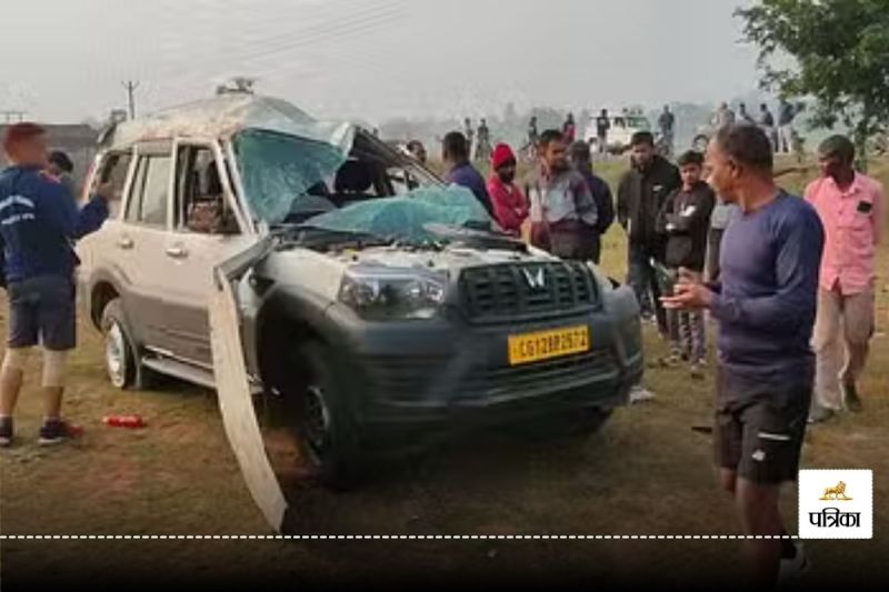 Korba Road Accident, patrika news, cg news accident, road accident