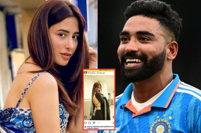 Cricketer Mohammed siraj React Tv Actress Post