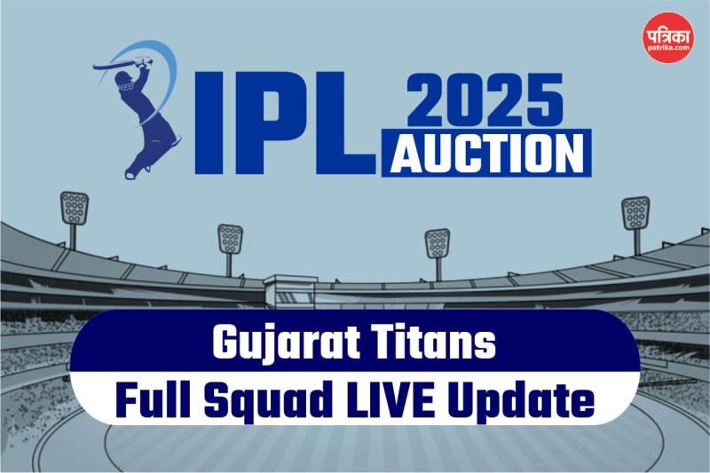 IPL 2025 Gujarat Titans Players Full List