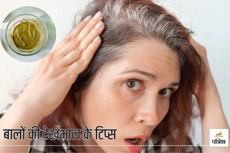 White hair will remain black and shiny, apply these 4 natural things mixed in henna.