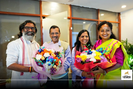 Hemant Soren Meets Arvind Kejriwal
