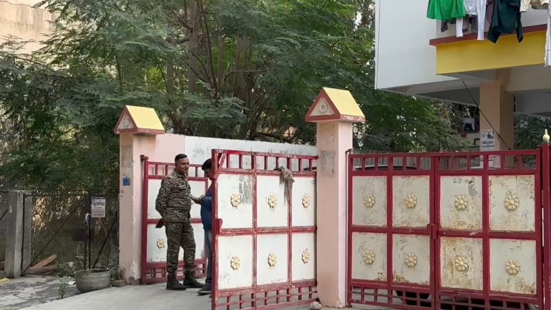 श्याम नगर के इसी घर पर मारा गया छापा