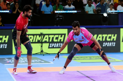 PKL 2024: 10 अंक से पिछड़ने के बावजूद जयपुर पिंक पैंथर्स ने बंगाल वारियर्स को
हराया, प्लेआफ में पहुंचे - image