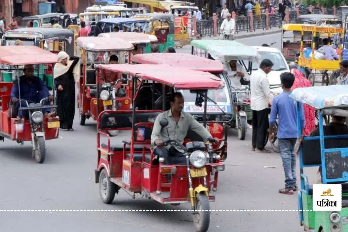 Jaipur Illegal e-rickshaws will be banned QR code system will be implemented soon