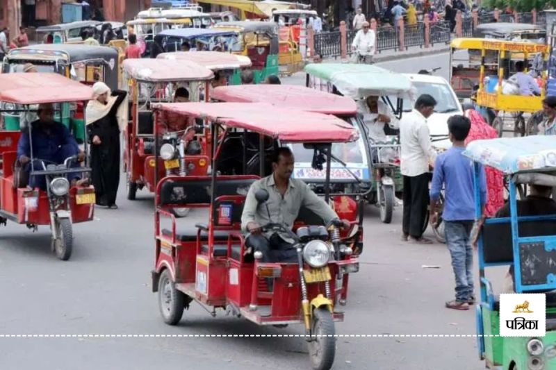 Jaipur Illegal e-rickshaws will be banned QR code system will be implemented soon