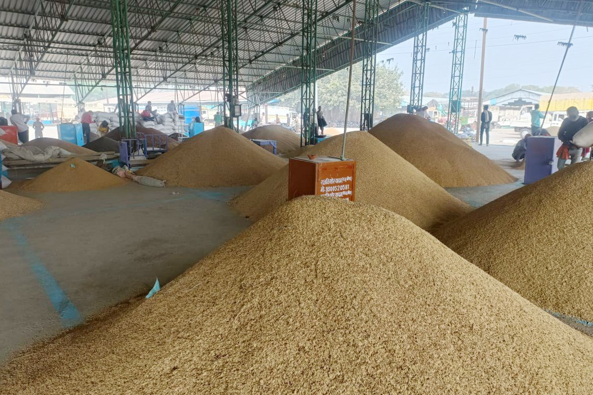 Farmers' paddy is not being purchased in the market