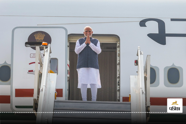 PM Modi emplanes for 3 nation visit Nigeria, Brazil and Guyana