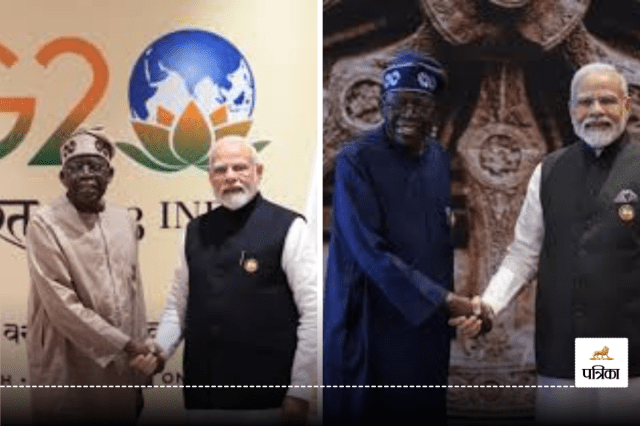 PM Modi with Nigerian President Bola Ahmed Adekunle Tinubu in G20 Summit