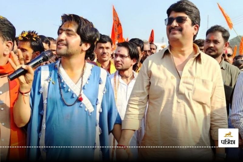 Raja Bhaiya and Dheerendra Krishna Shashtri