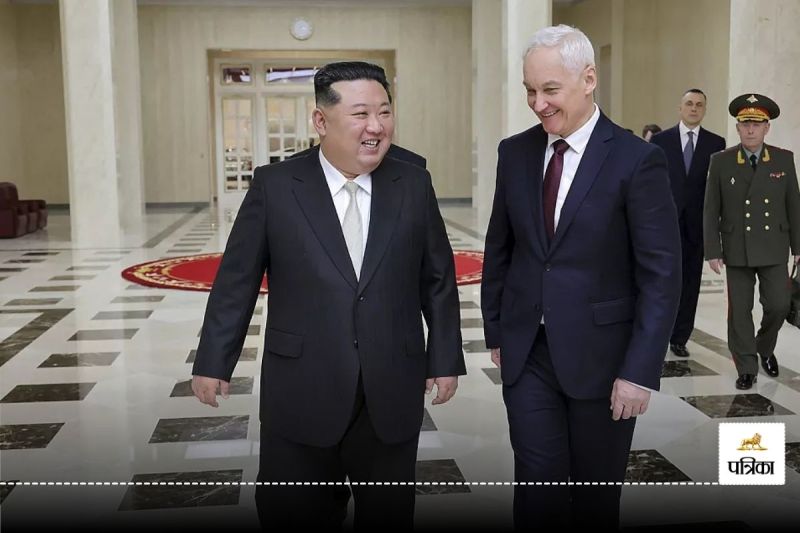 North Korean dictator Kim Jong Un meets Russian Defense Minister