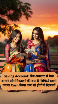 Saving Account: बैंक अकाउंट में पैसा डालने और निकालने की क्या है लिमिट? - image