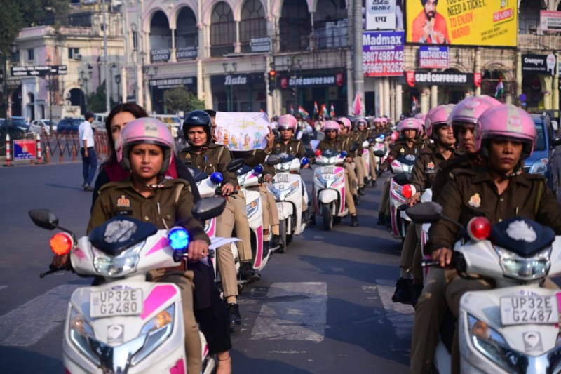 मिशन शक्ति अभियान के तहत ऐतिहासिक रैली