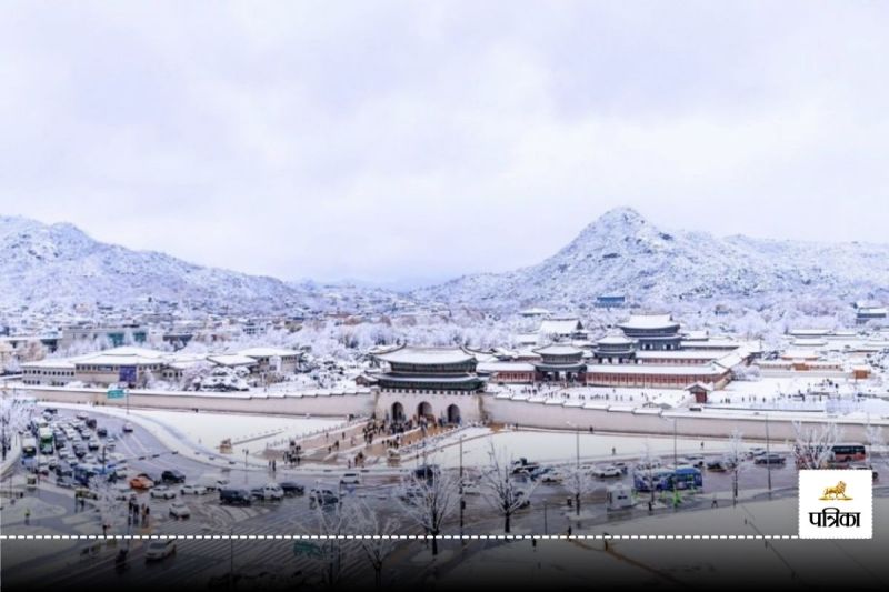 Heavy Snowfall in South korea seoul is Freezing after 117 years