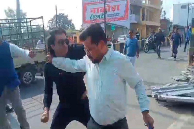 Tehsildar beaten