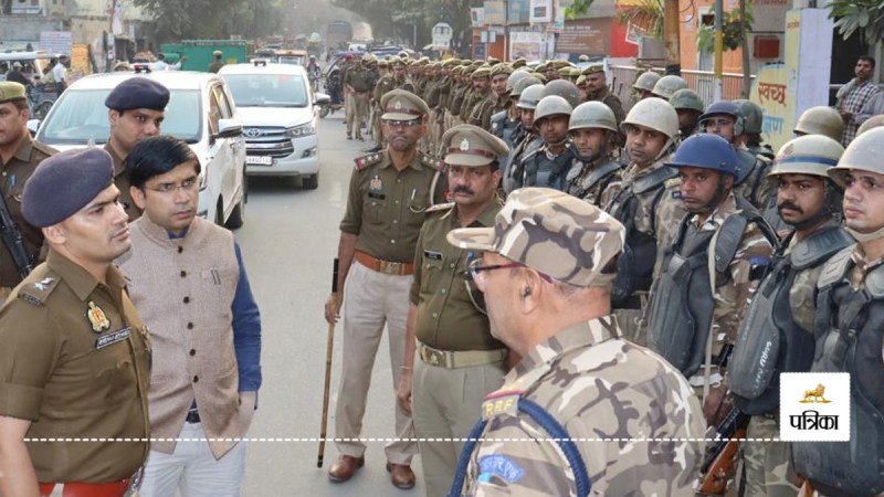 Tight security regarding Friday prayers in Sambhal