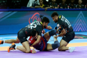 PKL 2024: Mumba completes hat-trick of victories, defeats host UP Yoddhas 35-33