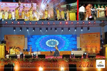 Ganga Mahotsav in Kashi Pandit Sajan's classical singing enthralls the audience
