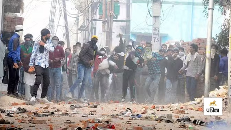 Women had pelted stones during the Sambhal riots