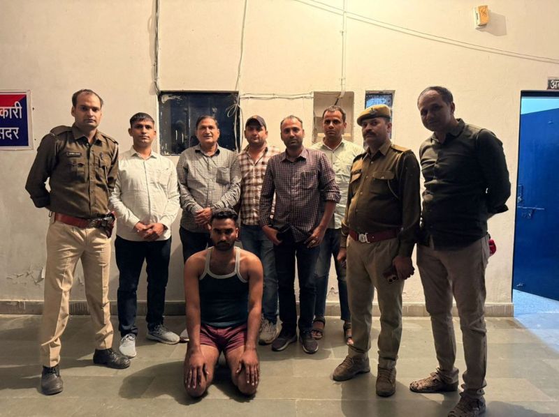 शिक्षक मनीष की हत्या का मुख्य आरोपी बीकानेर में सोते हुए पकड़ा