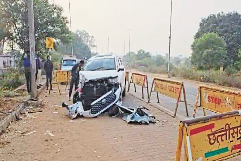 cg road accident