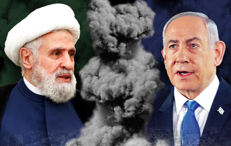 Naim Qassem and Benjamin Netanyahu