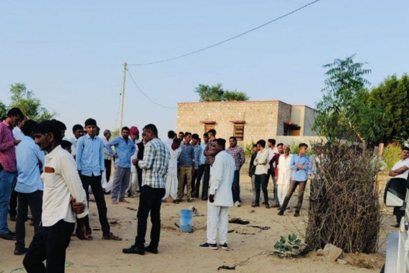 child fell into a borewell