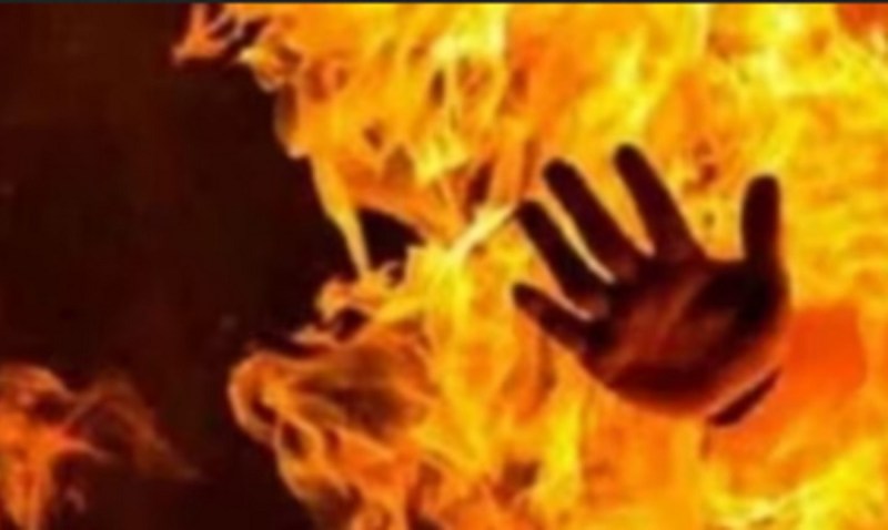 House in Turkey catches fire