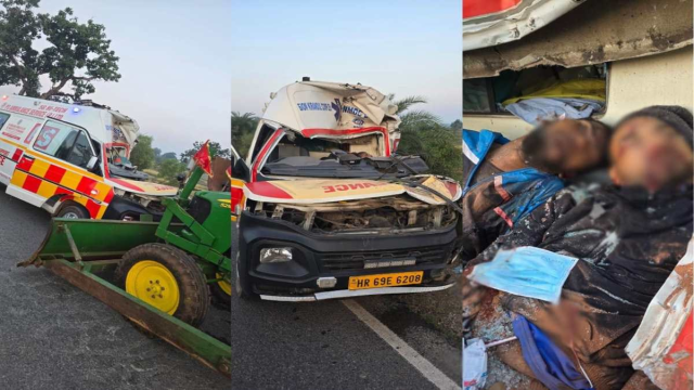 Breaking, accident, road accident, jagdalpur news