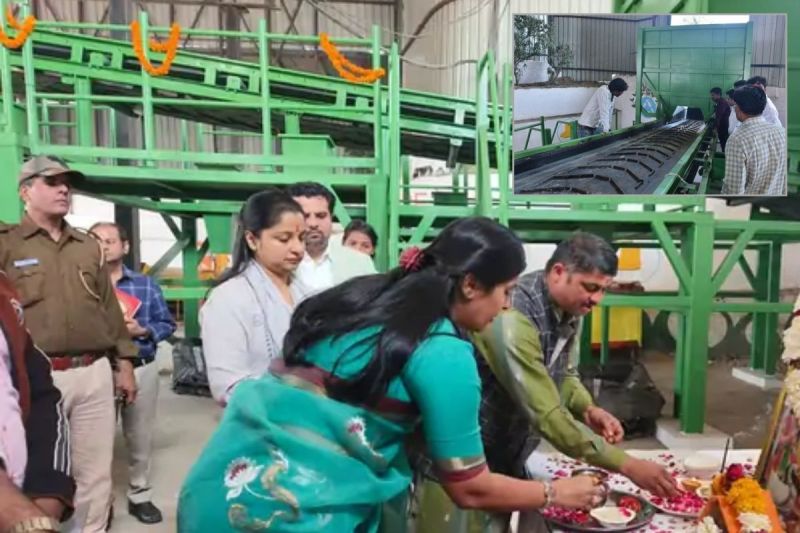 e mechanized transfer station at Jhalana Dungri