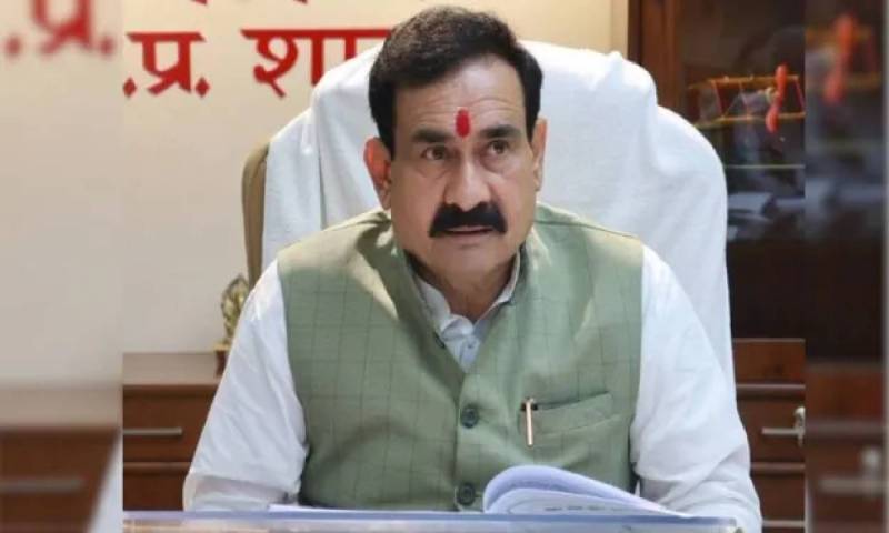 Demand for case against MLA Rajendra Bharti for objectionable post on Narottam Mishra