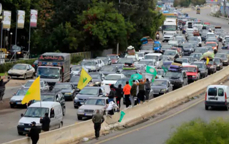 People returning to their homes in Lebanon