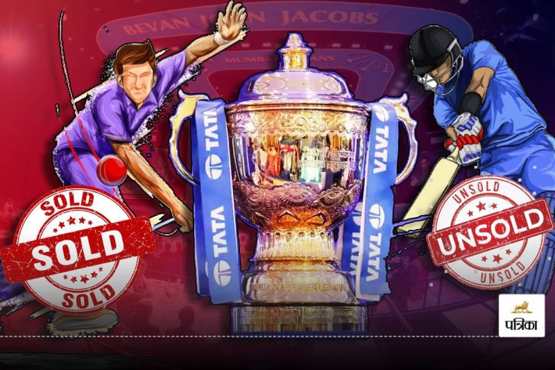 IPL 2025 Mega Auction Sold and Unsold Players Full List