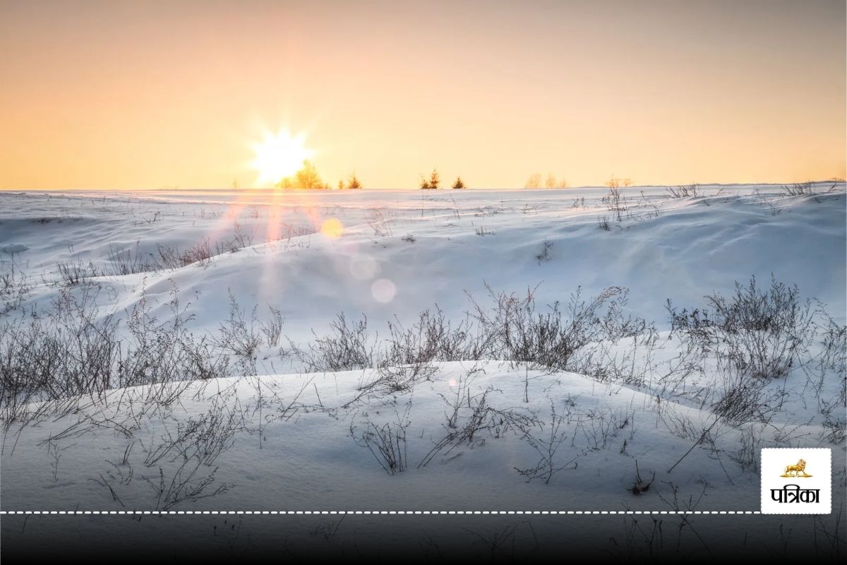 Snowfall in Saudi Arabia: