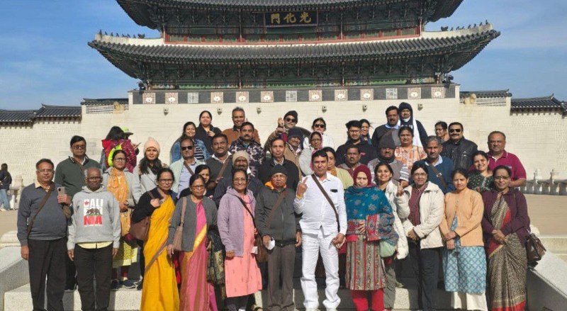 दक्षिण कोरिया की यात्रा पर गए कर्नाटक के यात्री