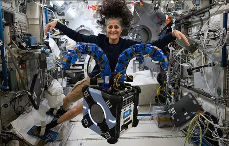 Sunita Williams in space