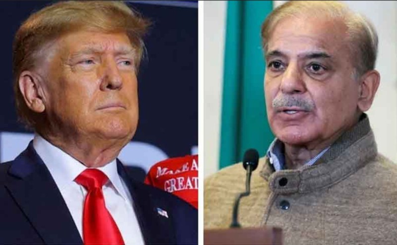 Donald Trump and Shehbaz Sharif