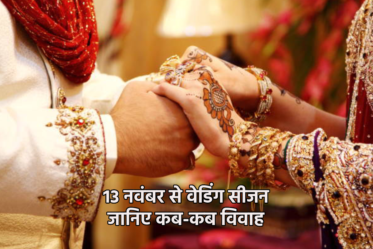 Wedding Muhurt : देव उठनी एकादशी पर इस साल नहीं होगा विवाह, जानिए कब शुरू हो रहा
वेडिंग सीजन, नवंबर दिसंबर में कितने शादी मुहूर्त