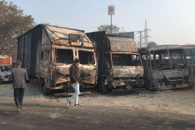 Jaipur Ajmer Highwa gas tanker explosion