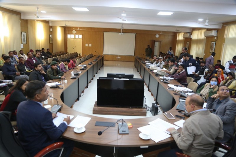 जिला स्तरीय समिति की बैठक