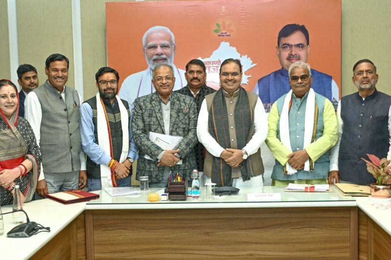 Meeting of Kota division's BJP MLAs, anger erupted in front of CM Bhajanlal