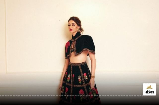 Ananya Pandey trendy lehenga look