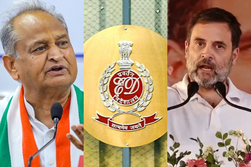 Ashok Gehlot and Rahul Gandhi