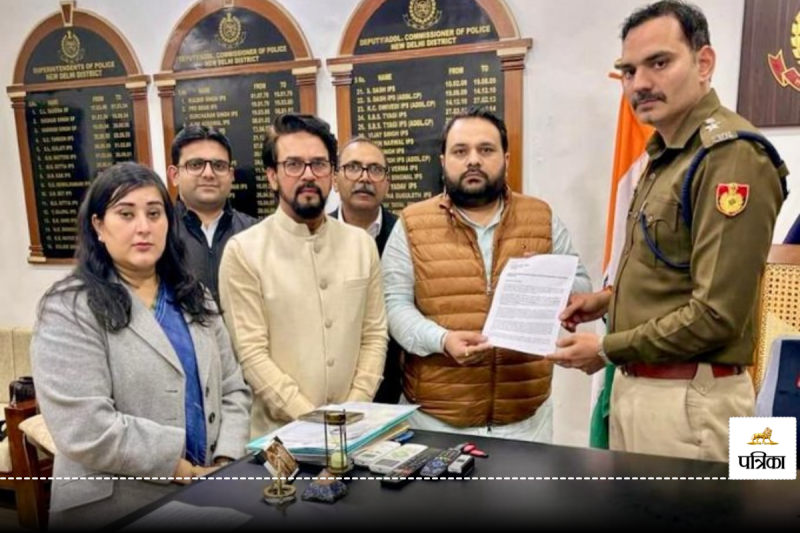 BJP MP Anurag Singh Thakur, along with fellow MPs Bansuri Swaraj and Hemang Joshi, has filed a case against Leader of Opposition in Lok Sabha Rahul Gandhi
