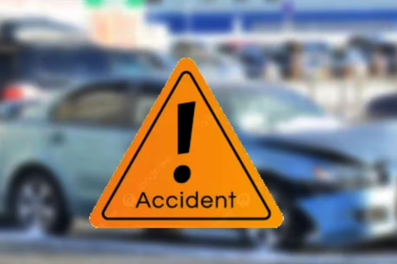 BJP leader Car Accident