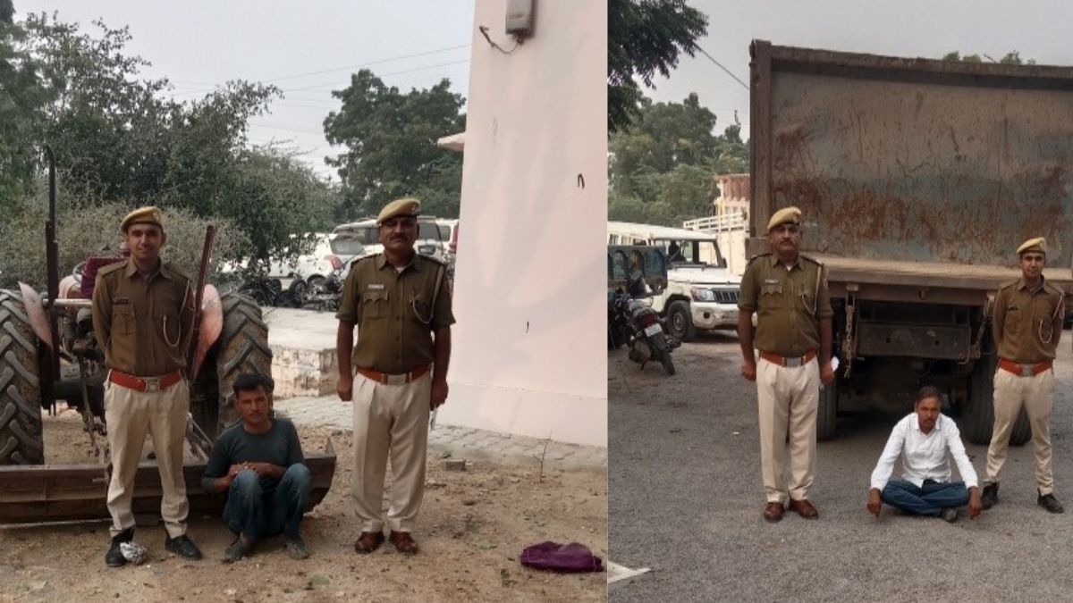 लूनी नदी क्षेत्र में बजरी माफिया पर पुलिस की फिर बड़ी कार्रवाई…