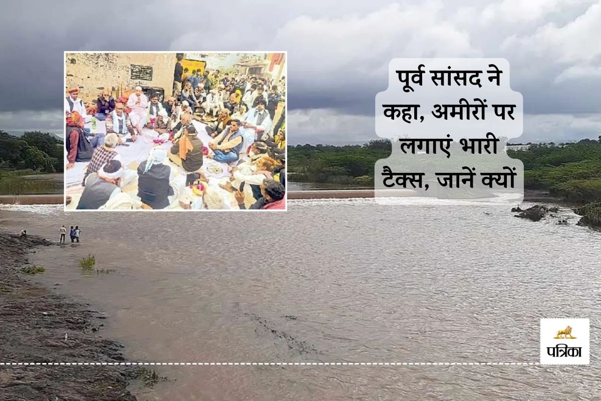 Rajasthan Bharatpur Farmers Demand in One Voice Bhajan Lal Government Should bring Water in Baan Ganga River