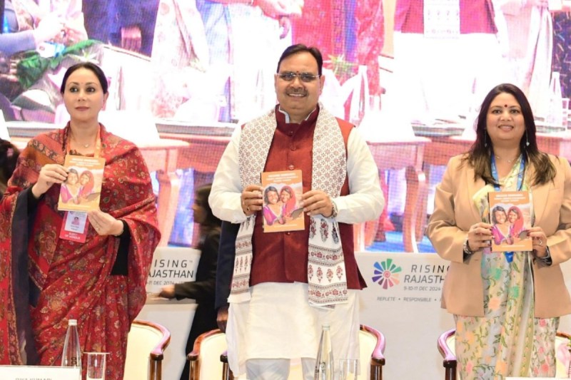 CM Bhajanlal and Diya Kumari