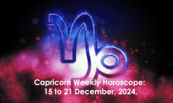 Capricorn Weekly Horoscope: 15 से 21 दिसंबर, 2024, दिल की बात कहने का समय,
सितारे चमकने को तैयार - image